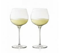 Load image into Gallery viewer, Plumm Handmade Vintage Crystal WHITEb Wine Glass (Twin Pack)
