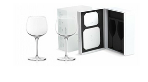 Plumm Handmade Vintage Crystal WHITEb Wine Glass (Twin Pack)