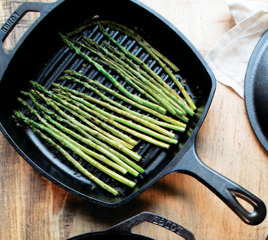 LODGE COOKWARE 26cm Square Cast Iron Grill Pan