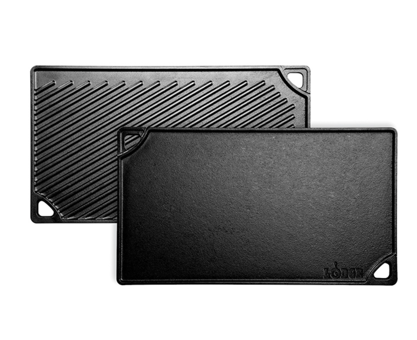 LODGE COOKWARE Rectangular Cast Iron Reversible Grill/Griddle