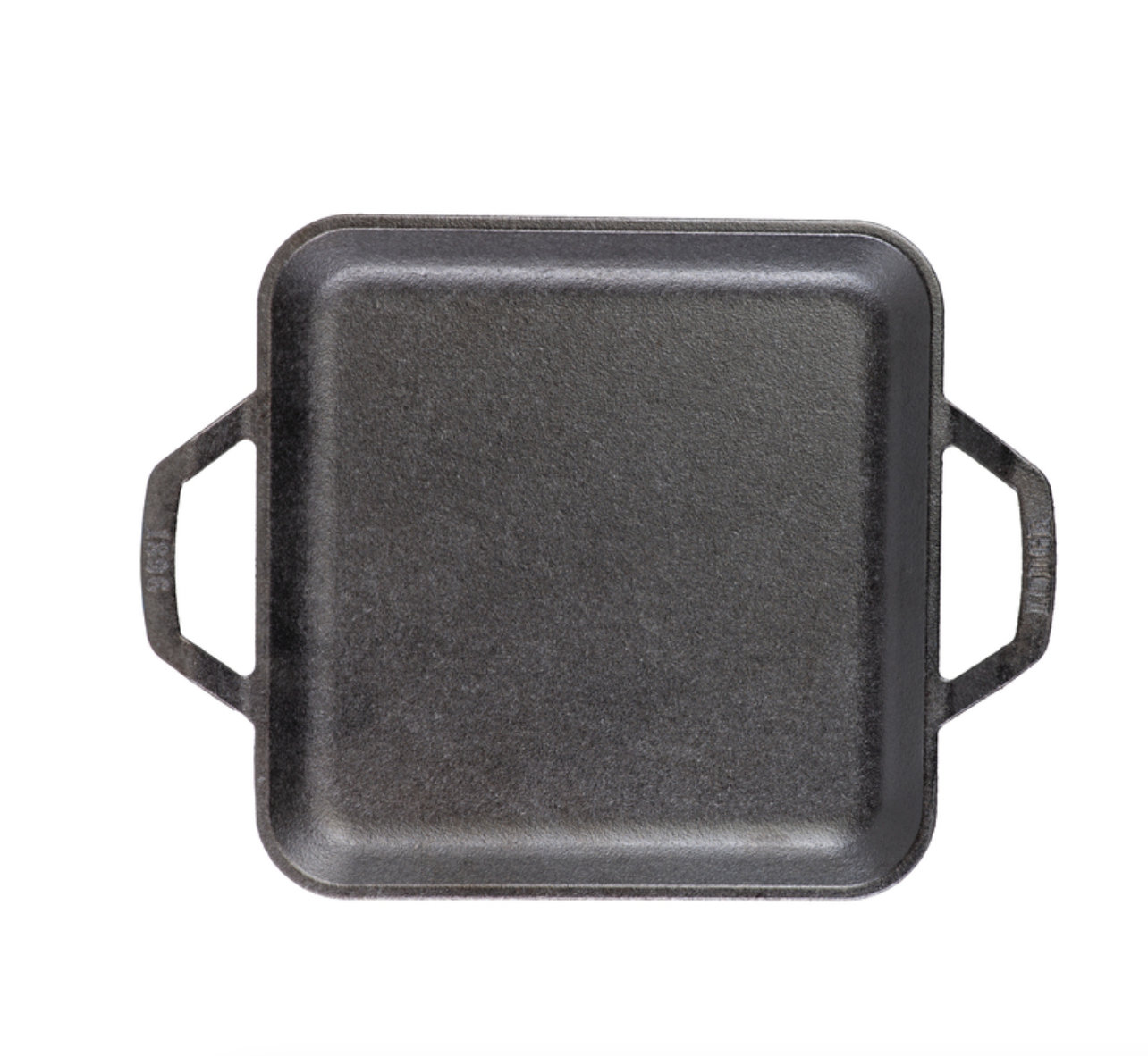 LODGE COOKWARE 28cm Square Cast Iron Chef Style Griddle