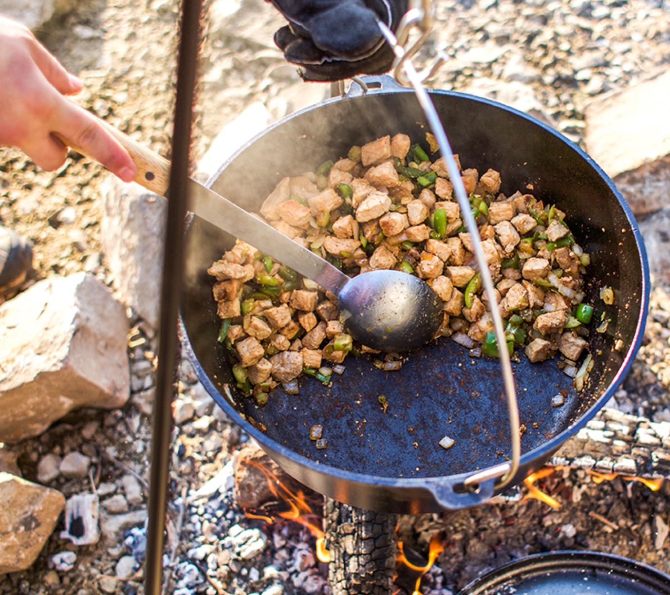LODGE COOKWARE Outdoor Spoon