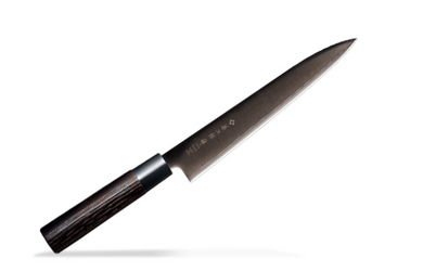 TOJIRO Zen BLACK 3Layered Cobalt Alloy Steel Yanagiba Knife 210mm