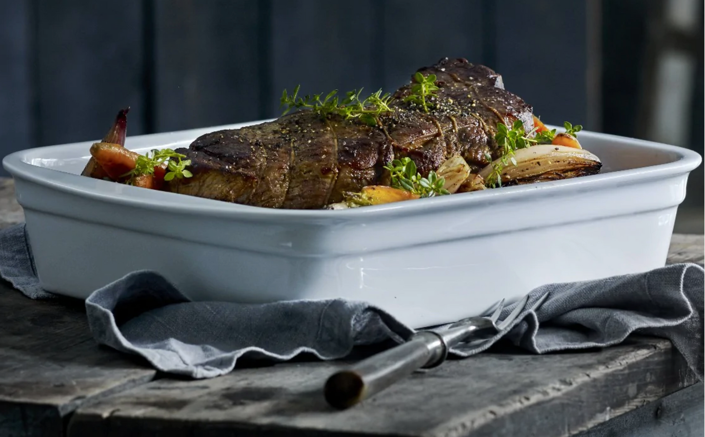 PILLIVUYT Rectangular Lasagne Dish Medium (29cm x 24cm)
