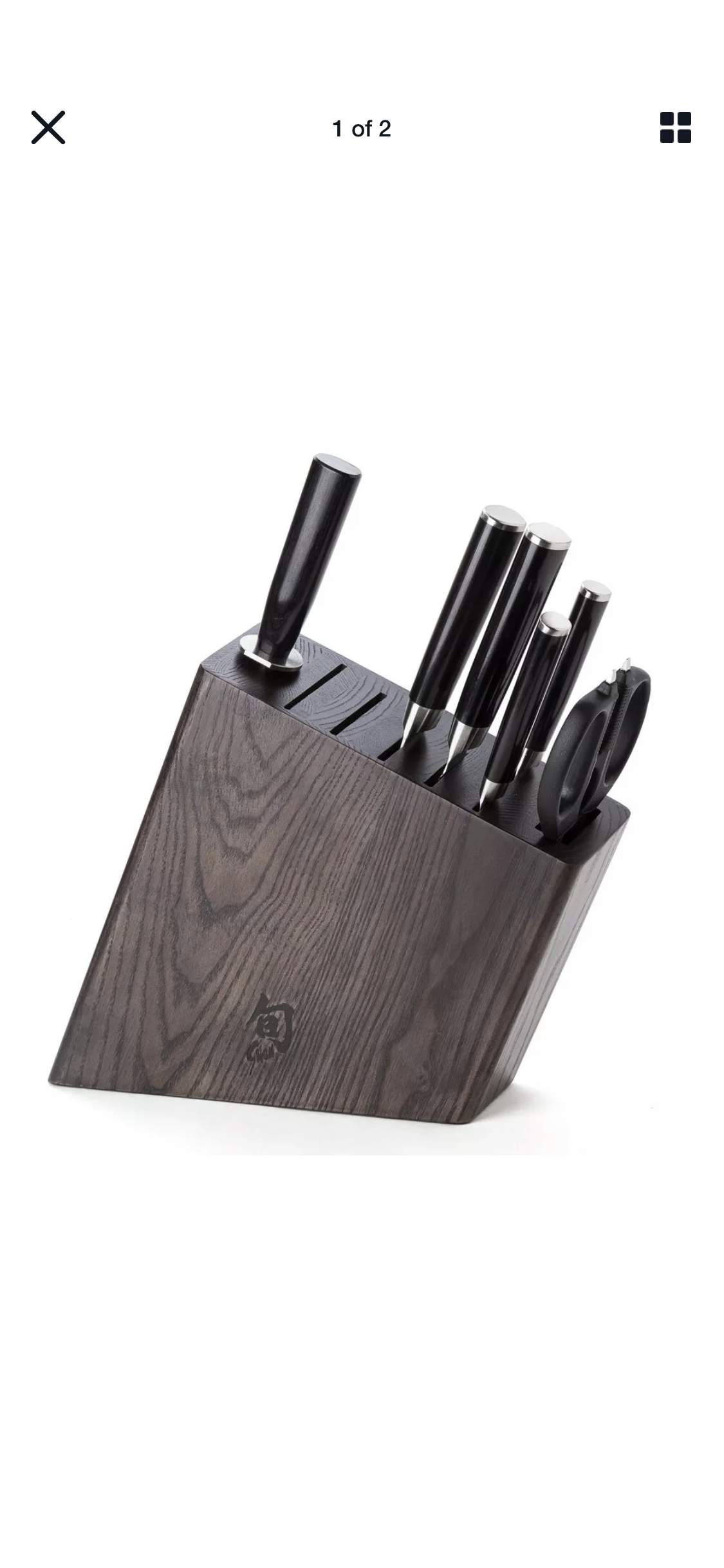 Shun Classic Series 7 Piece Knife Block Set