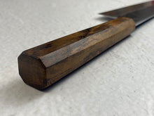 Load image into Gallery viewer, K-Tip Gyuto 230mm Kurouchi Full Jatiwood Timber Handle