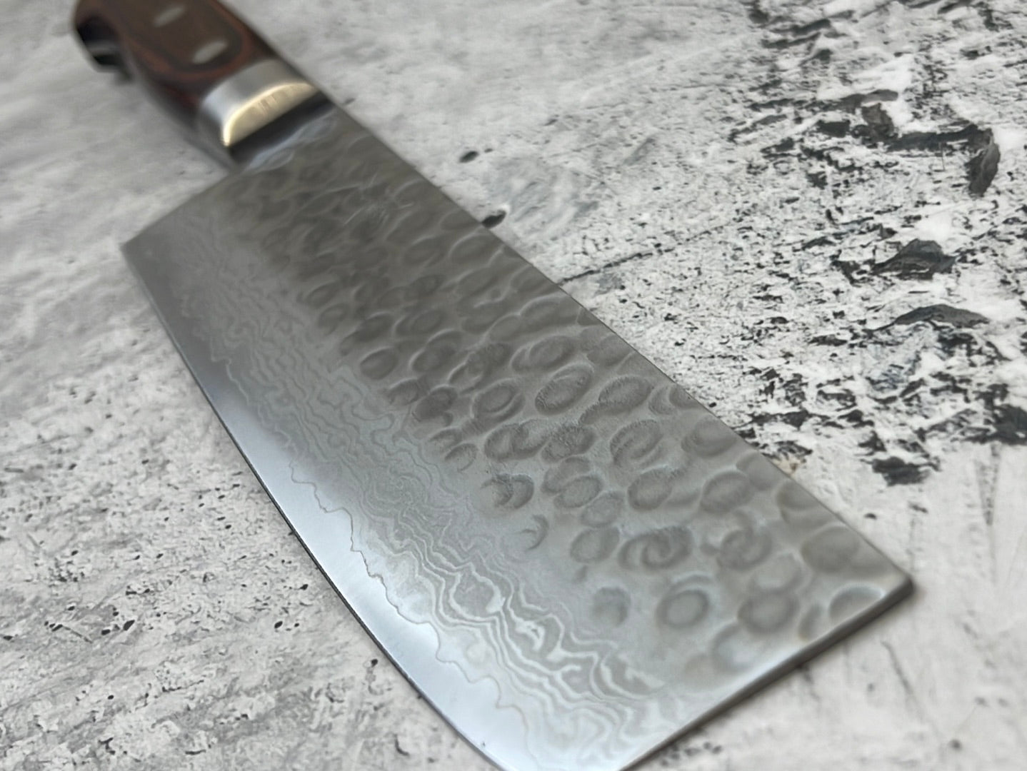 Tsunehisa VG10 33layers Damascus Steel Nakiri 180mm Brown Pakka Wood Handle - Made in Japan 🇯🇵