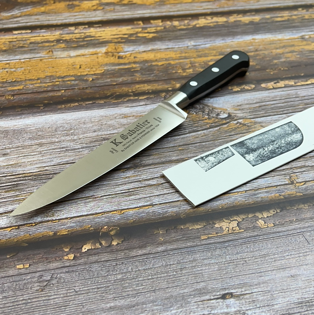 K Sabatier Authentique Flexible Fillet Knife 150mm - HIGH CARBON STEEL Made In France