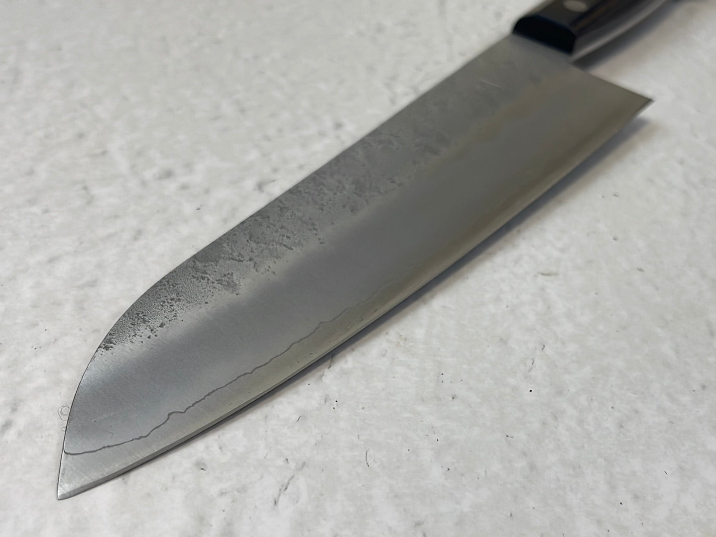 Tsunehisa G3 Nashiji Brown Santoku 180mm - Made in Japan 🇯🇵