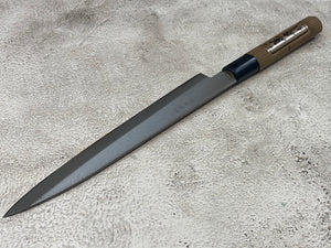 Vintage Japanese Yanagiba Knife 200mm Made in Japan  🇯🇵 Carbon Steel 39