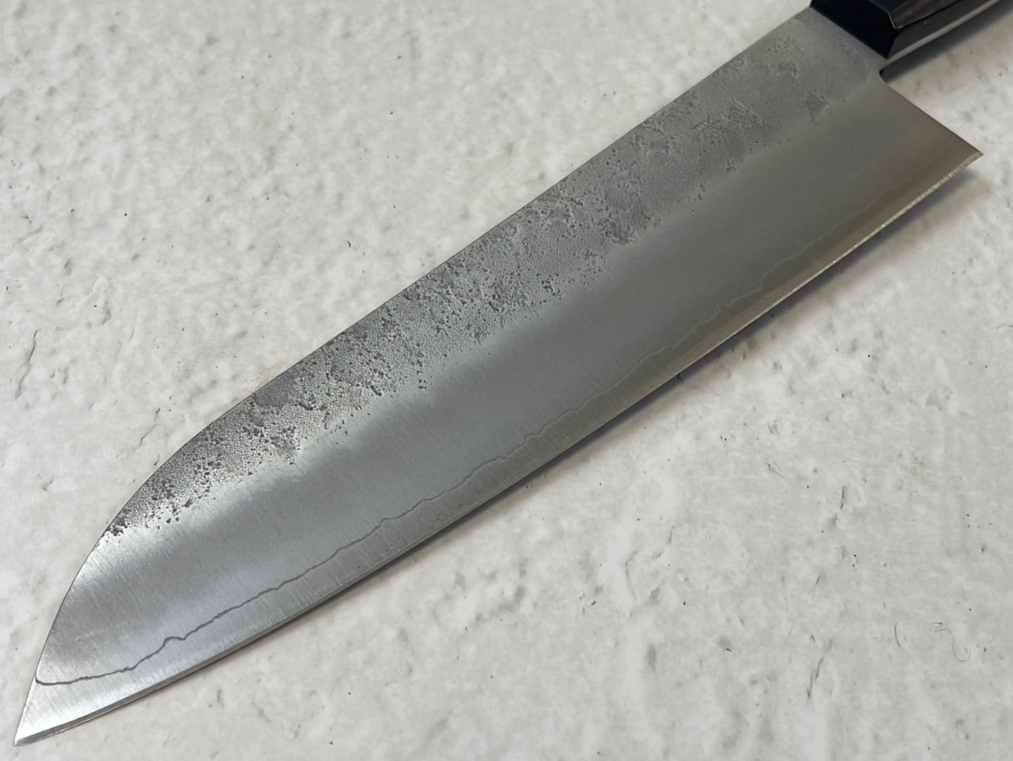 Tsunehisa G3 Nashiji Brown Santoku 180mm - Made in Japan 🇯🇵