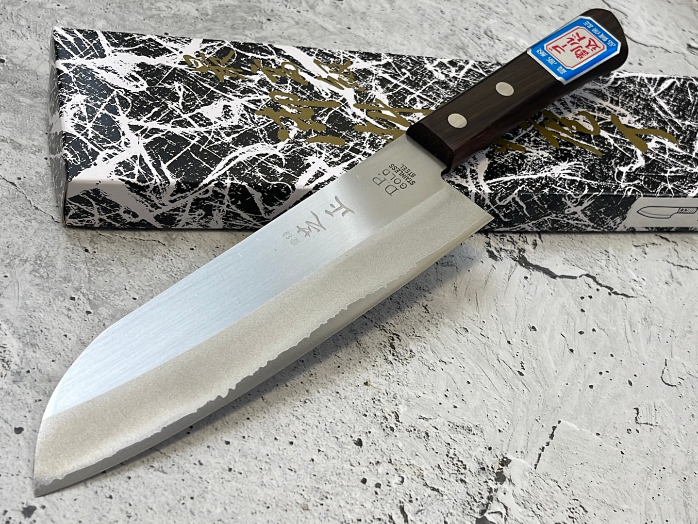 Shibamassa V5 Stainless Santoku Knife 170mm - Made in Japan 🇯🇵