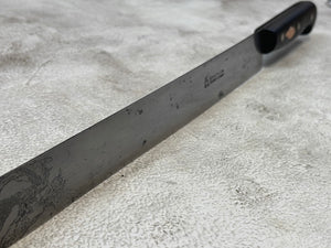 Vintage Gustav Emil Ern Flexible Brisket Knife 310mm Carbon Steel Made in Germany 🇩🇪 619