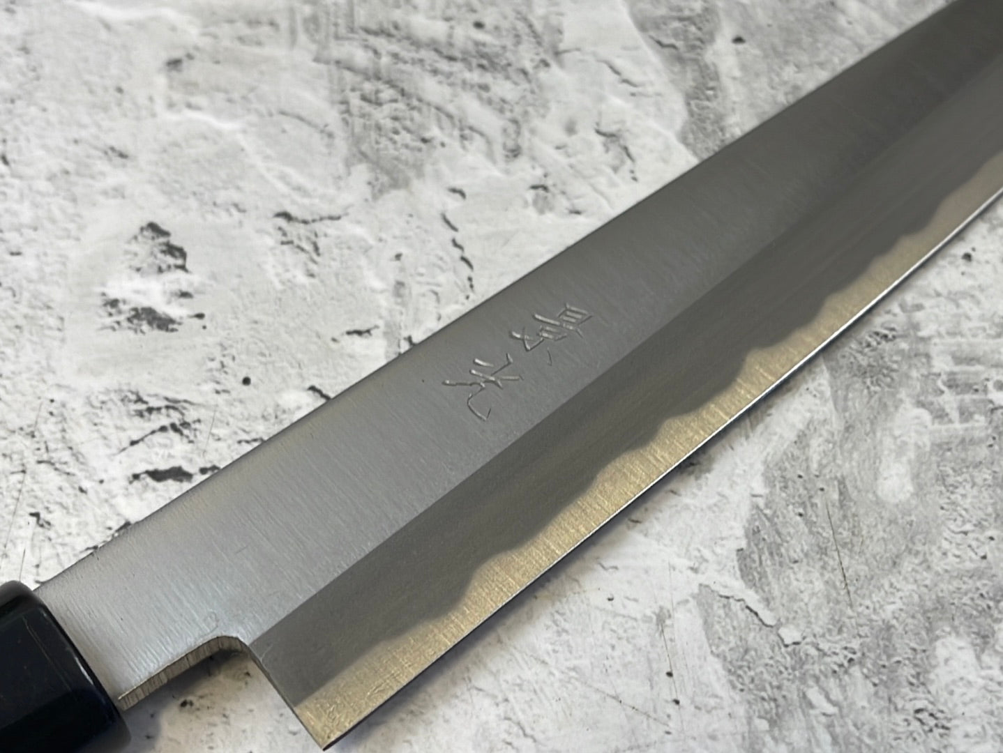 Vintage Japanese Yanagiba Knife 200mm Made in Japan  🇯🇵 Carbon Steel 846