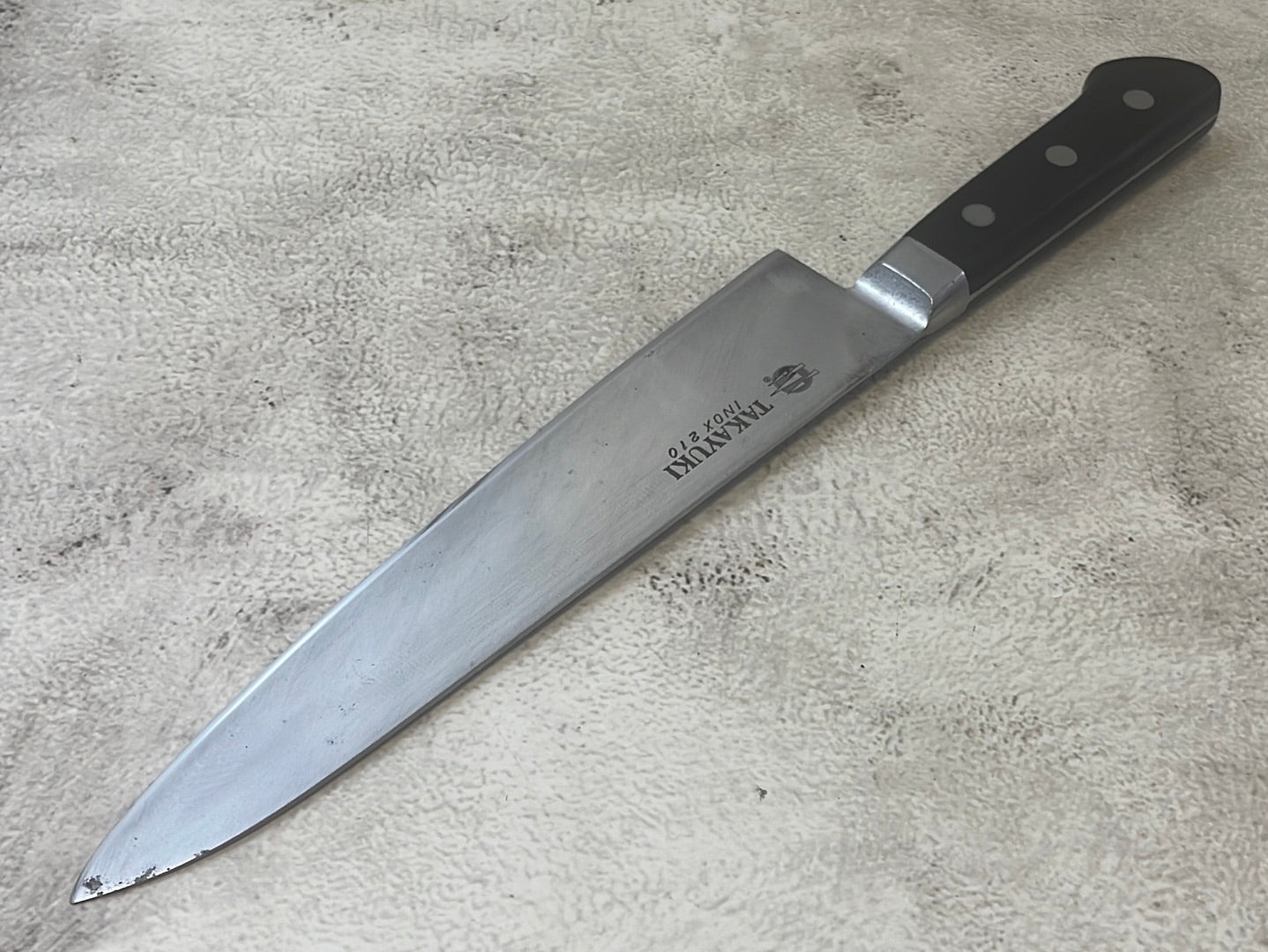 Vintage Japanese Takayuki Gyuto Knife 210mm Made in Japan 🇯🇵 1103
