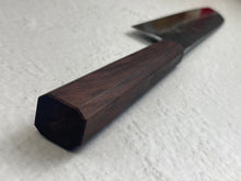 Load image into Gallery viewer, Santoku Hammered 180mm Full Jatiwood Timber Handle