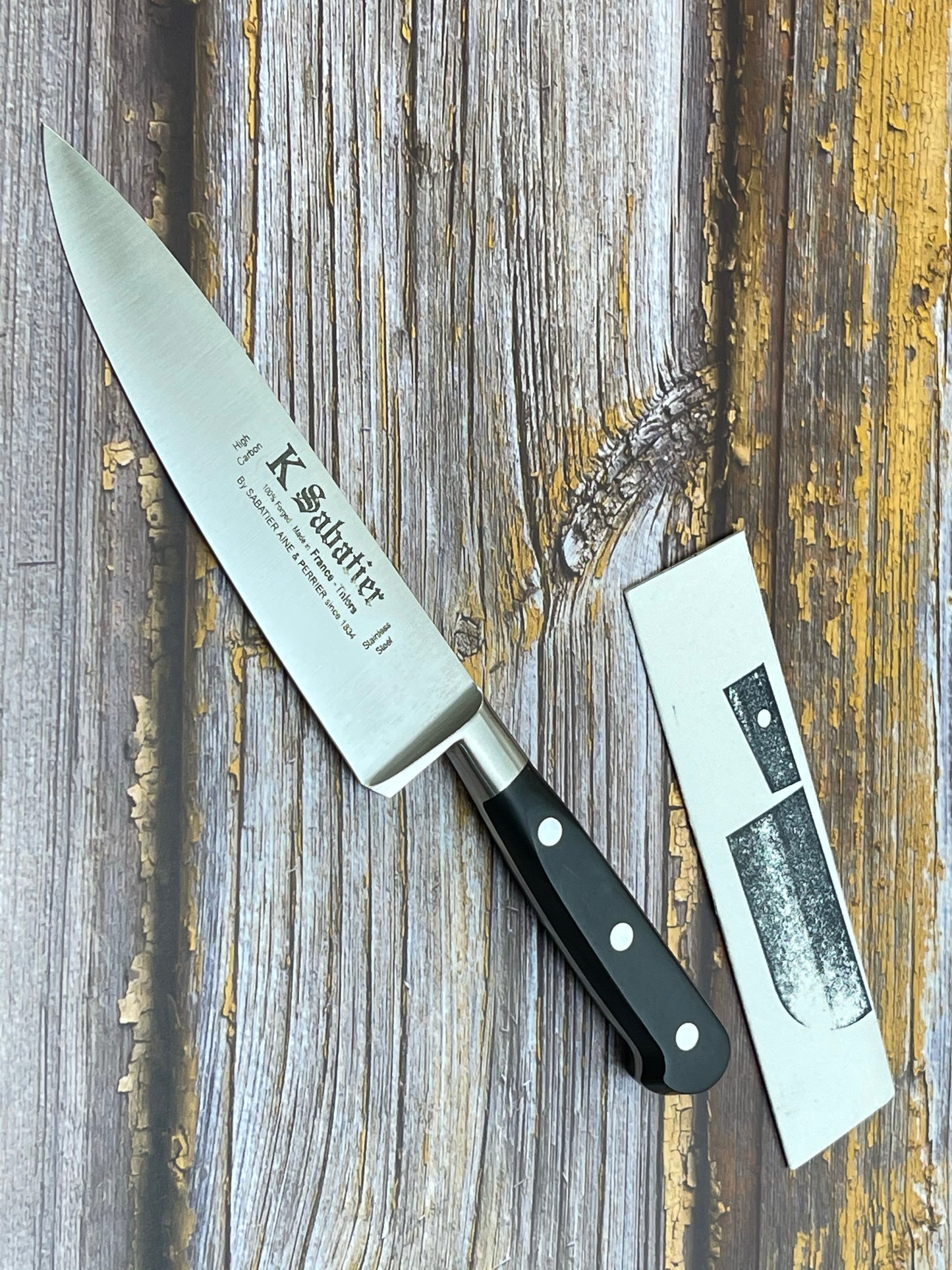 K Sabatier Authentique Chef's Knife 150mm - HIGH CARBON STEEL Made In France