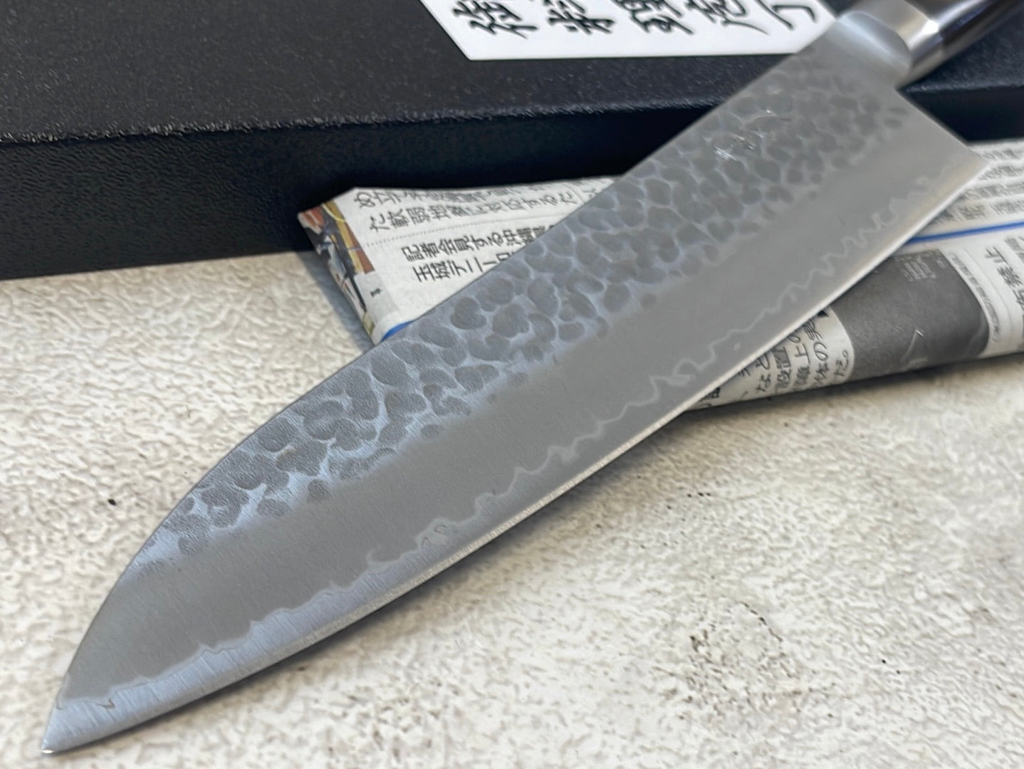 Tsunehisa Aokami Super Gyuto 210mm Brown Pakka Wood Handle - Made in Japan 🇯🇵