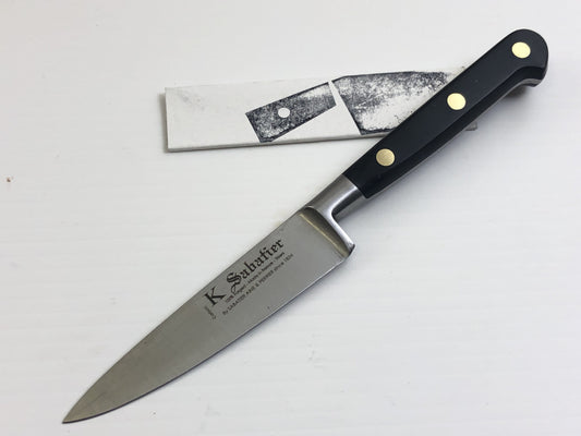 K Sabatier Paring Knife 100mm - CARBON STEEL Made In France