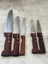 Load image into Gallery viewer, Vintage French Carving and Steak Knife Set 5x Made in France 🇫🇷 1039