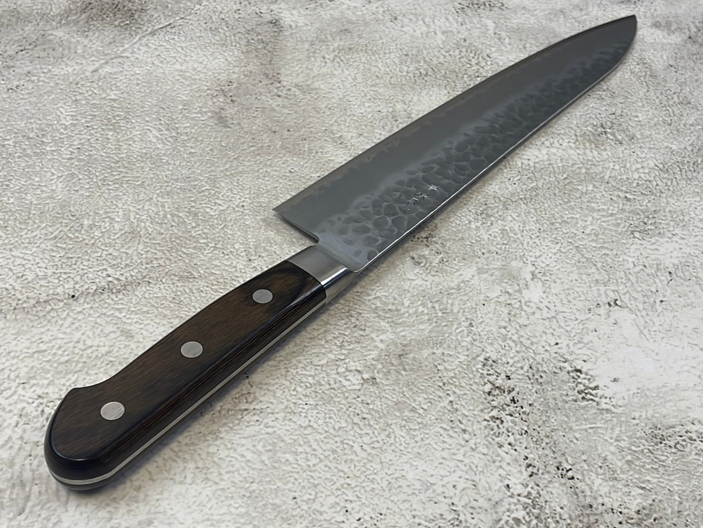 Tsunehisa Aokami Super Gyuto 240mm Brown Pakka Wood Handle - Made in Japan 🇯🇵
