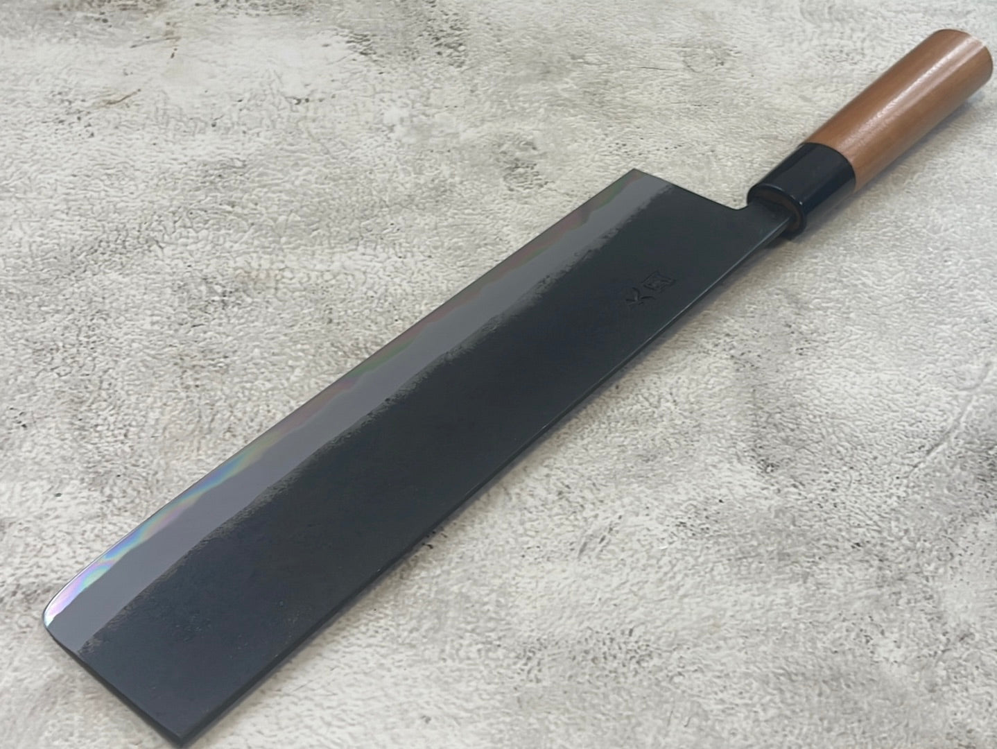 Hinokuni Shirogami #1 Nakiri Knife 240mm Cherry Wood Handle - Made in Japan 🇯🇵