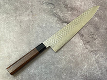 Load image into Gallery viewer, Yoshimune Gyuto Damascus Hammered Finish Knife 240 mm (9.4 in) Stainless clad Aus10