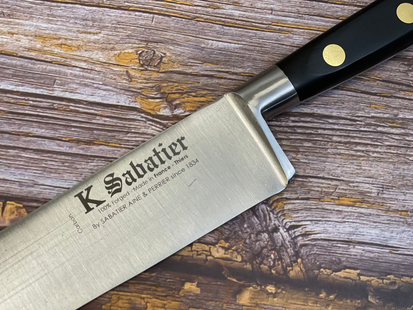 K Sabatier Chef's Knife 200mm - CARBON STEEL Made In France