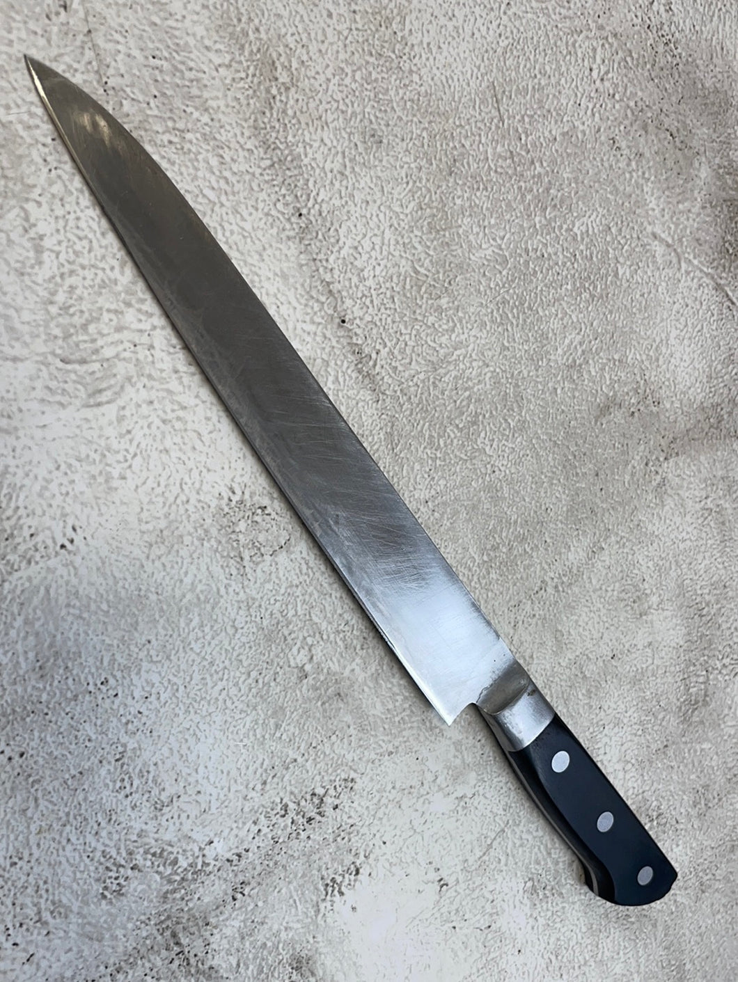 Vintage Japanese Yanagiba Knife 230mm Made in Japan 🇯🇵 High Carbon Steel 560