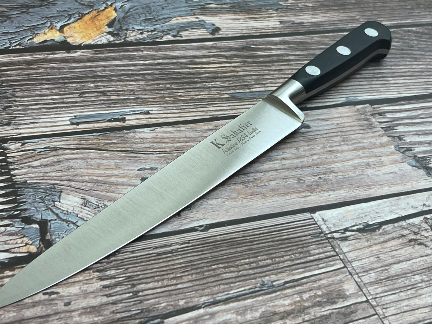 K Sabatier Limited Edition 1834 Authentique Slicing Knife 200mm - HIGH CARBON STEEL Made In France