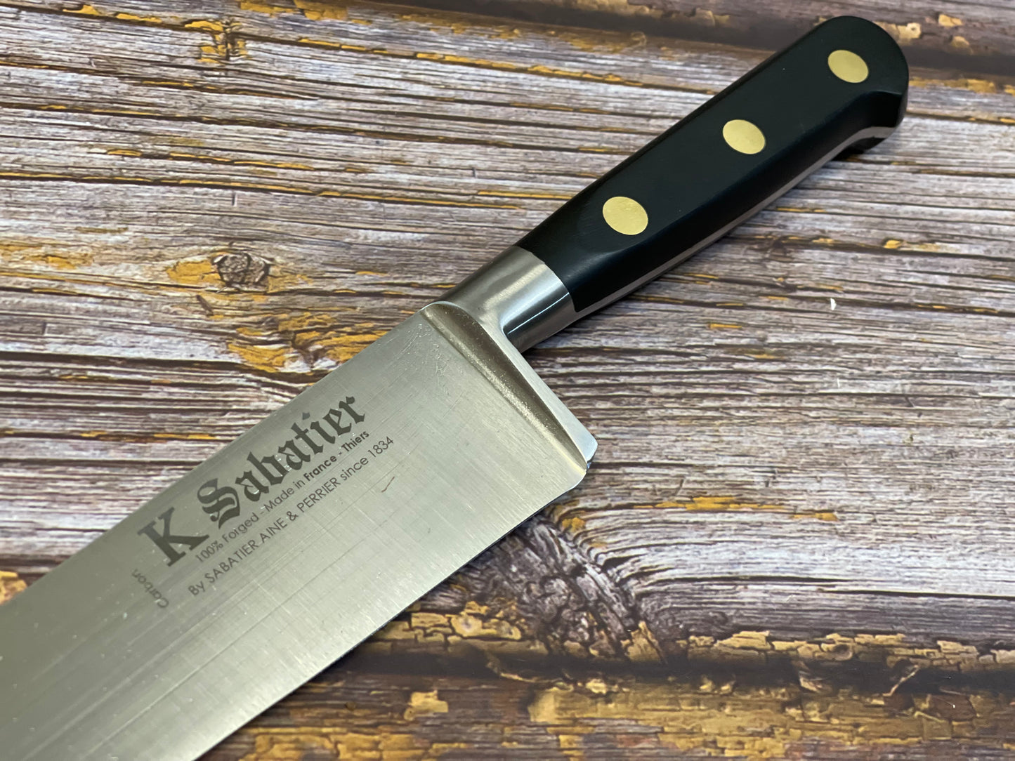 K Sabatier Chef's Knife 200mm - CARBON STEEL Made In France