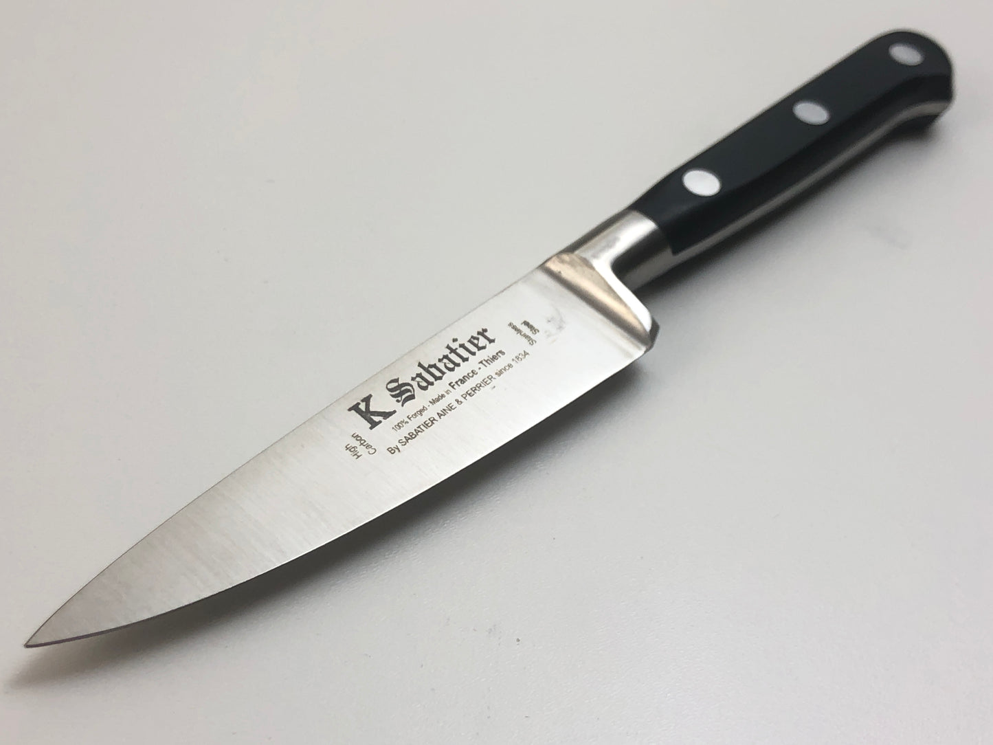 Sabatier Paring Knife 100mm - HIGH CARBON STEEL Made In France