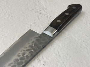 Tsunehisa AUS-8 Tsuchime Gyuto Knife 180mm Brown Pakka Wood - Made in Japan 🇯🇵