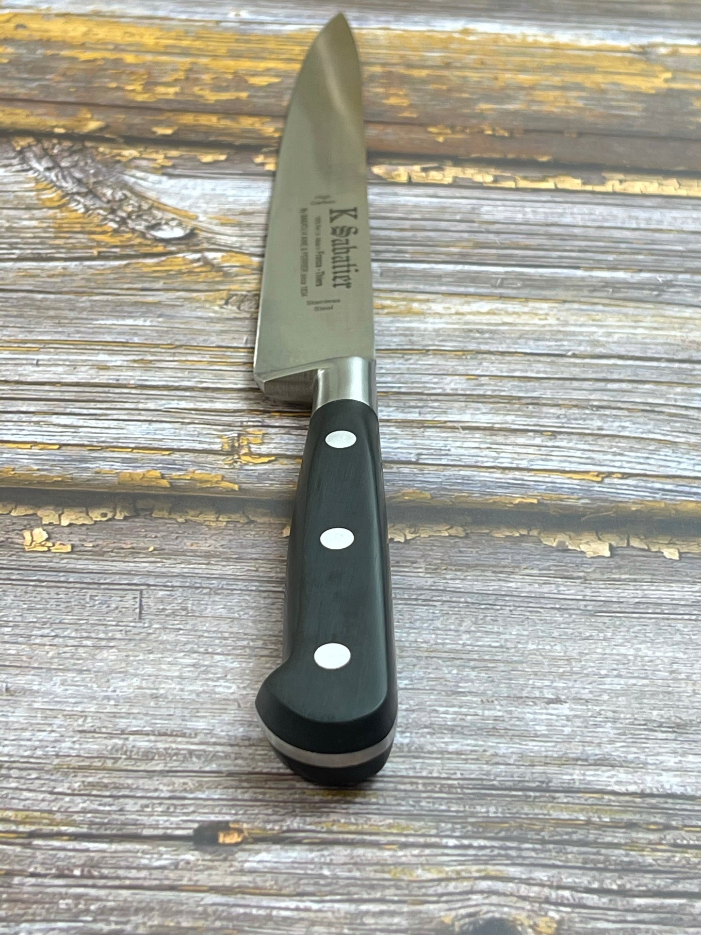 K Sabatier Authentique Slicing Knife 200mm - HIGH CARBON STEEL Made In France