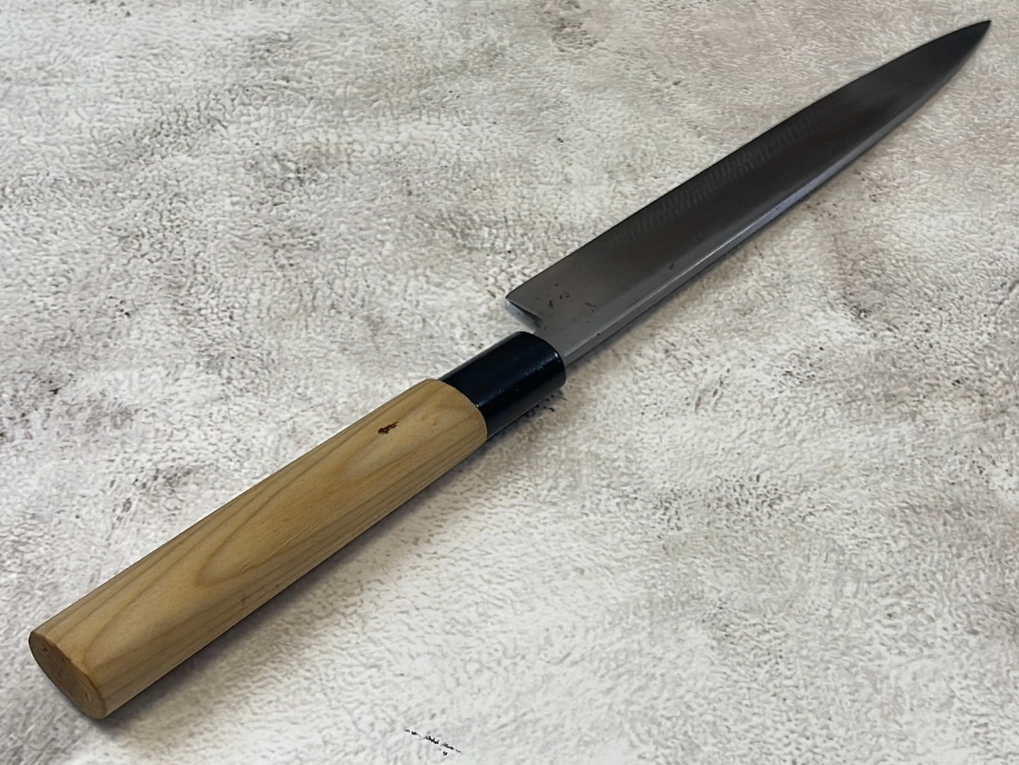 Vintage Japanese Yanagiba Knife 200mm  Made in Japan 🇯🇵 Carbon Steel 1156