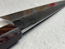 Load image into Gallery viewer, Gyuto 230mm (2022 Profile) Kurouchi Jatiwood and Rosewood Timber Handle