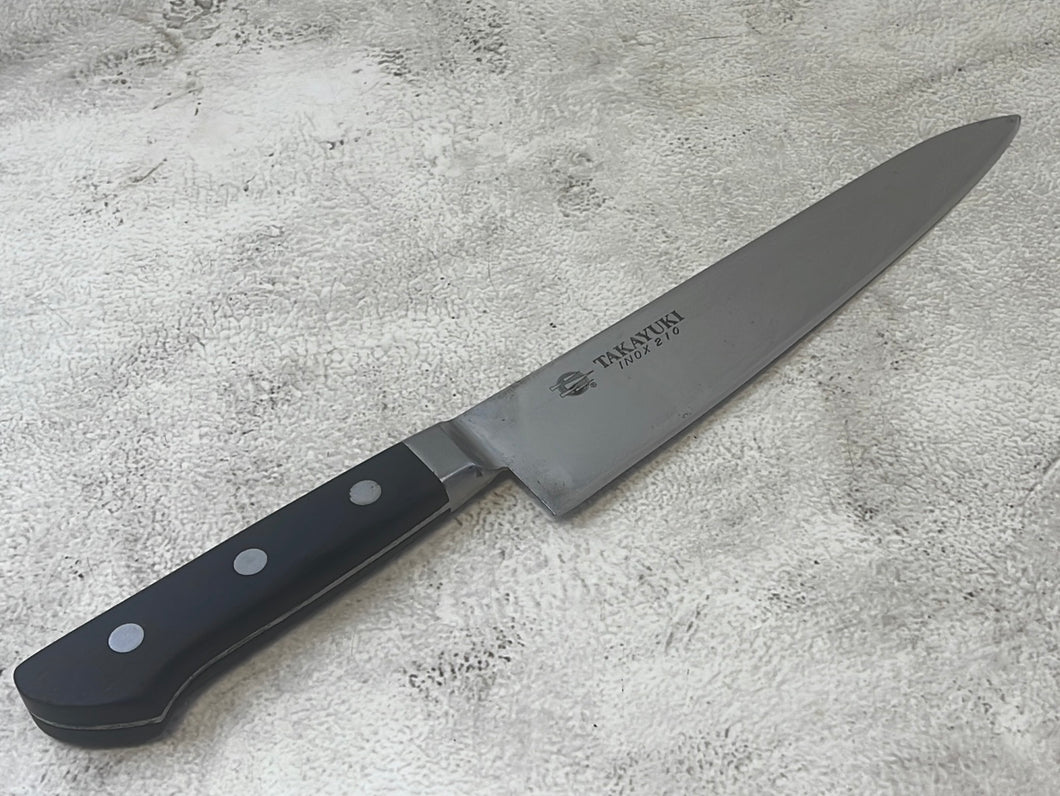 Vintage Japanese Takayuki Gyuto Knife 210mm Made in Japan 🇯🇵 1103