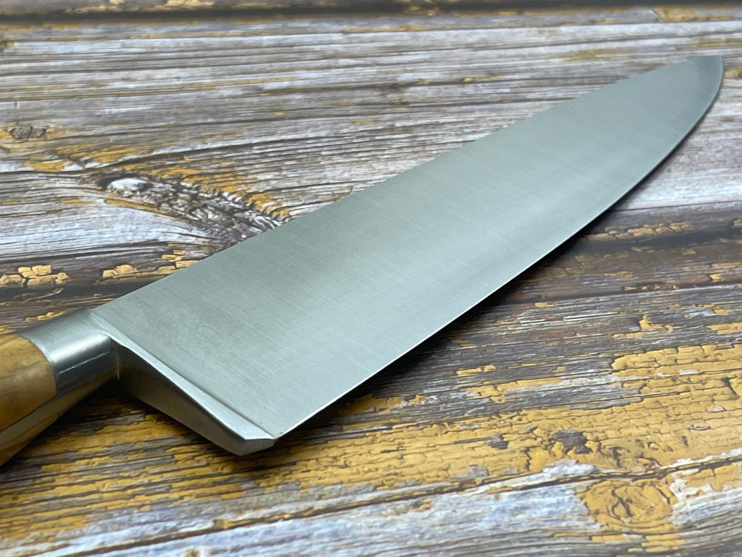 K Sabatier Chef Knife 250mm - CARBON STEEL - OLIVE WOOD HANDLE