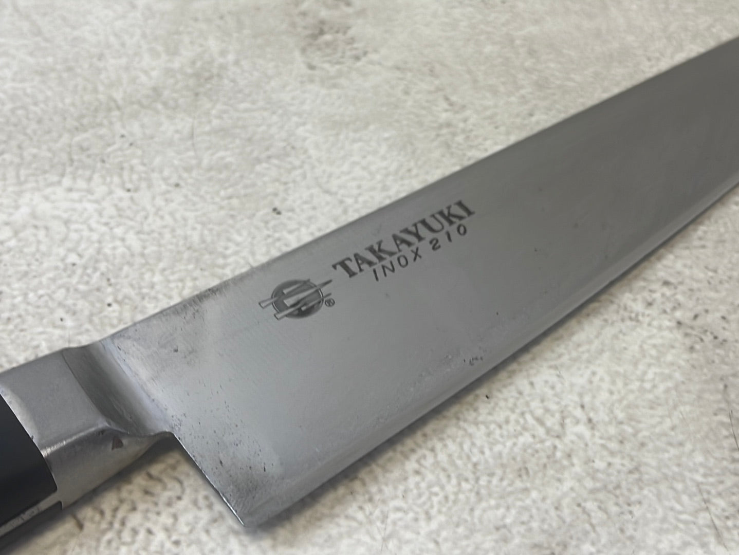 Vintage Japanese Takayuki Gyuto Knife 210mm Made in Japan 🇯🇵 1103