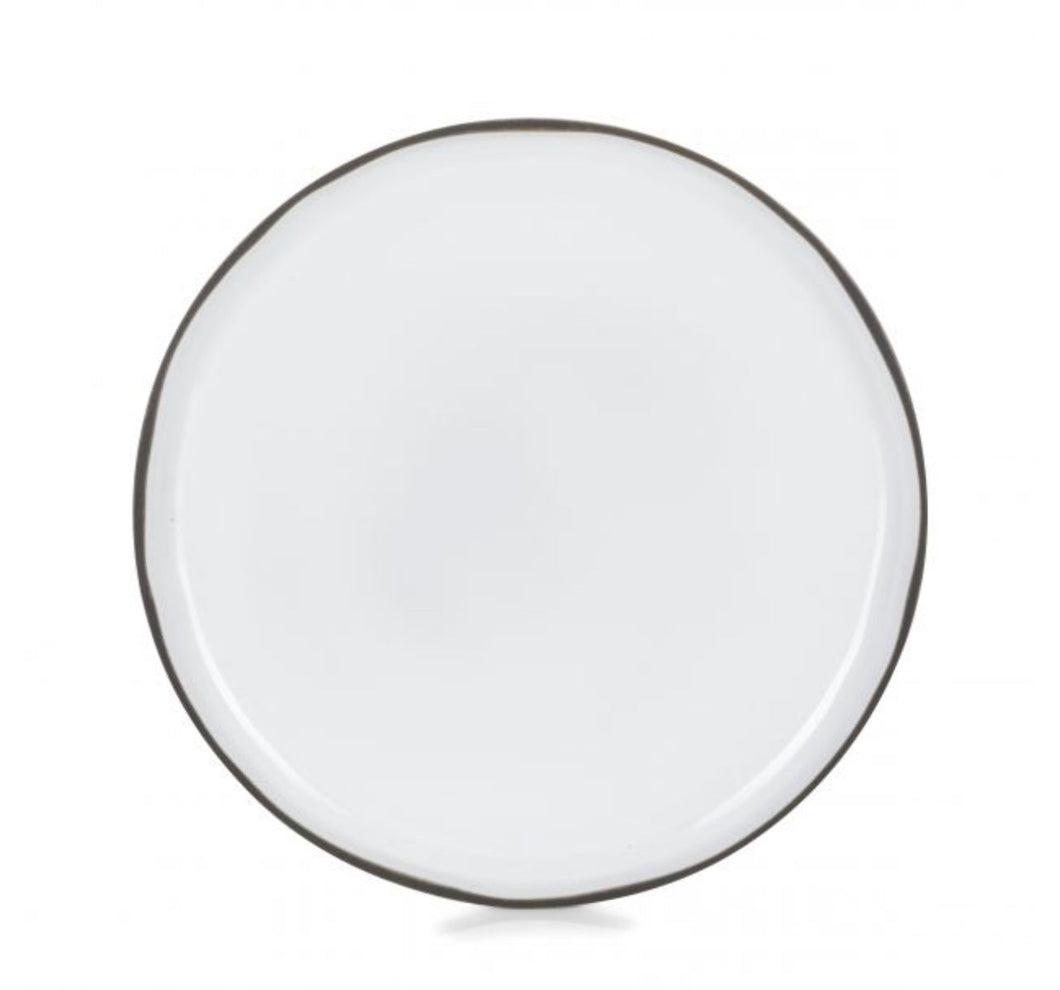 Caractere Dinner Plate 26cm Set of 4x White Cumulus