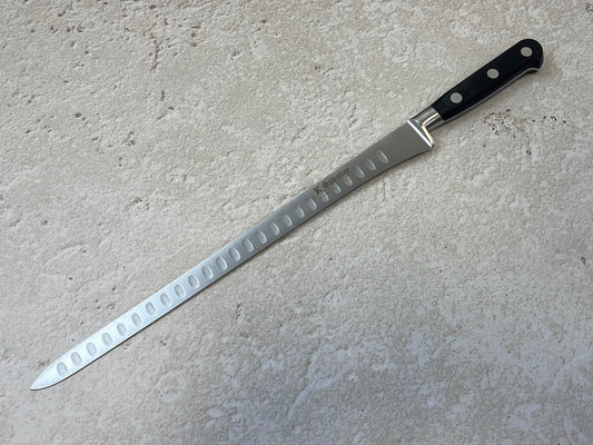 K Sabatier Authentique Salmon Slicing (Air Pockets) Knife 300mm - HIGH CARBON STEEL Made In France