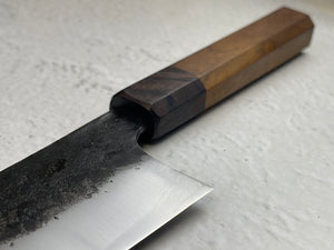 Gyuto 230mm (2022 Profile) Kurouchi Jatiwood and Rosewood Timber Handle