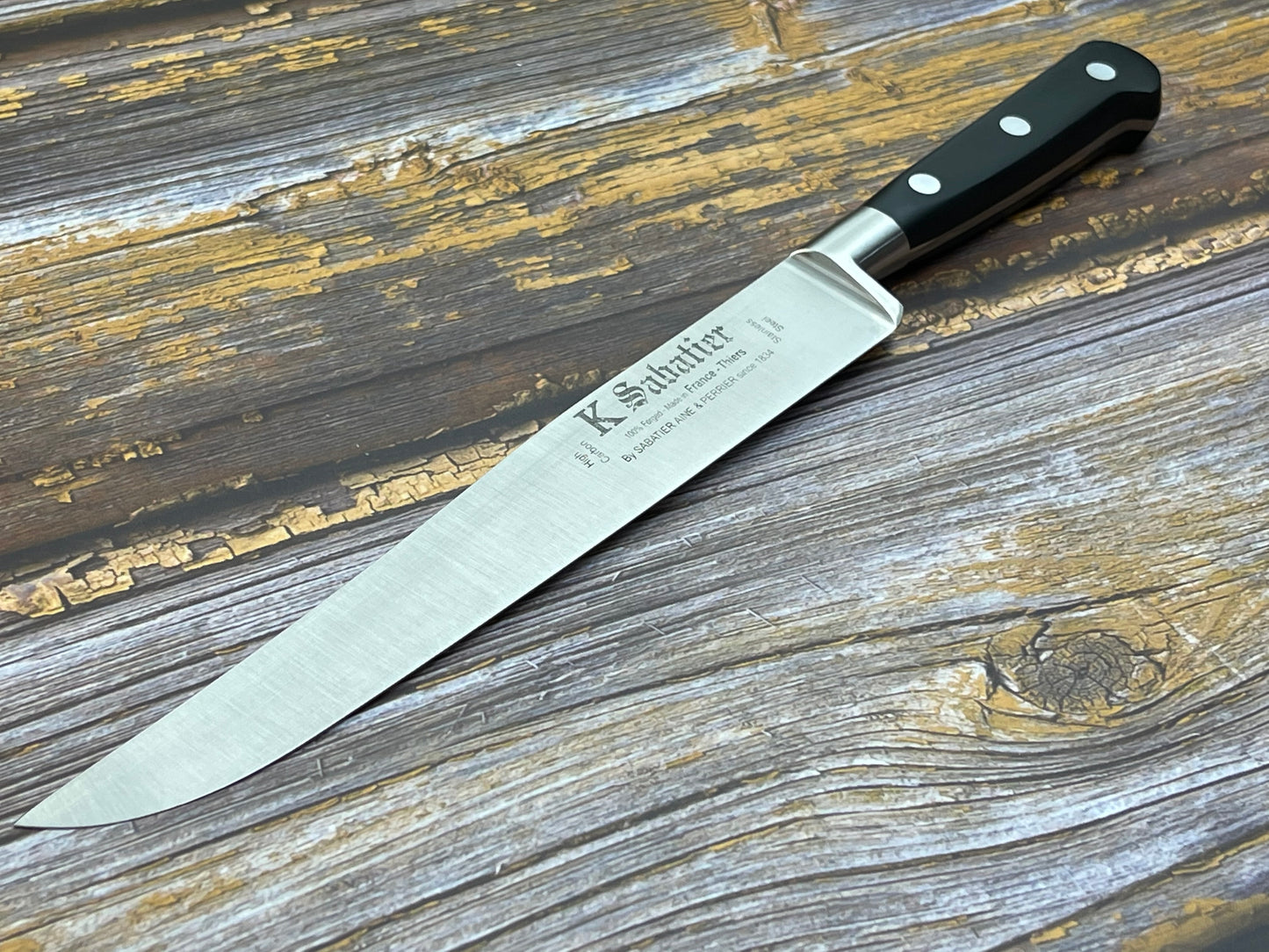 Sabatier Authentique Carving Knife 190mm - HIGH CARBON STEEL Made In France