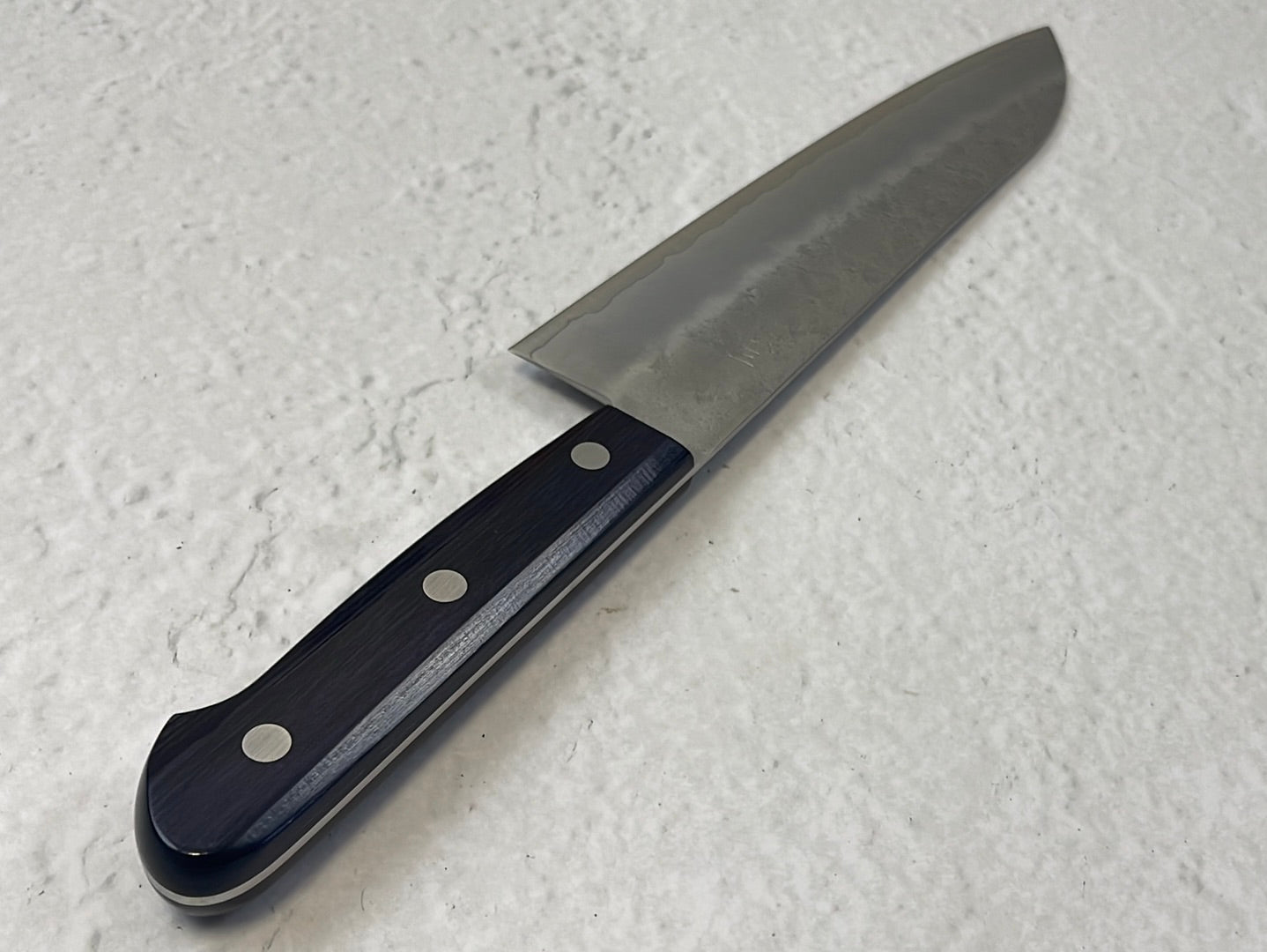 Tsunehisa G3 Nashiji Purple Santoku 180mm - Made in Japan 🇯🇵