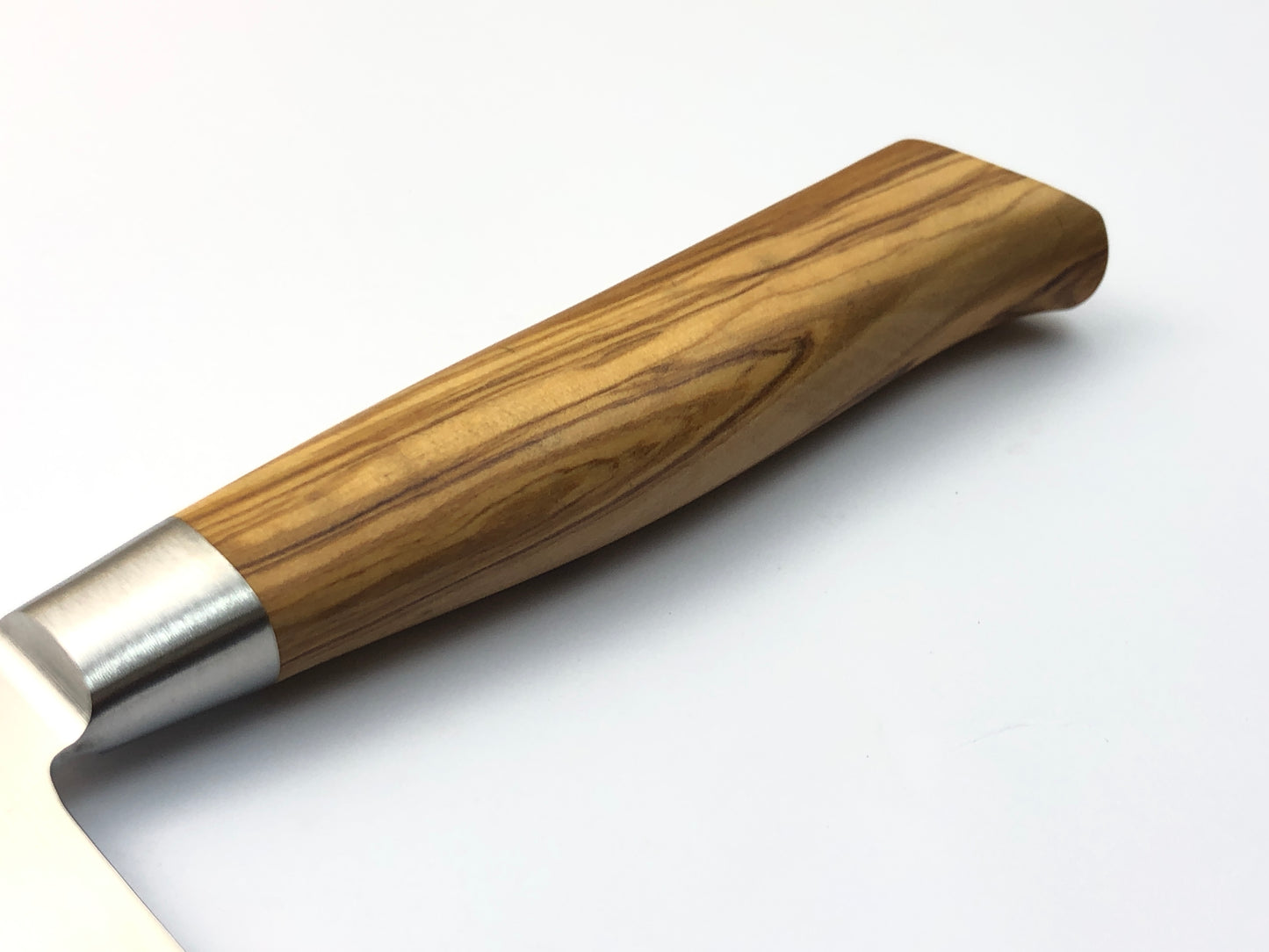 MESSERMEISTER Oliva Elité Kullenschliff Santoku 178mm | Olive Wood Handle