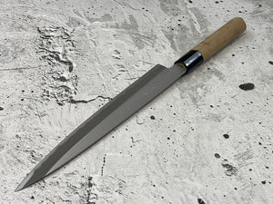 Vintage Japanese Yanagiba Knife 200mm Made in Japan  🇯🇵 Carbon Steel 846