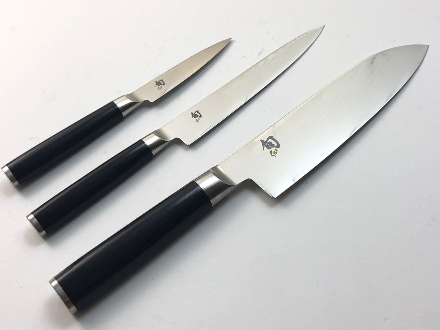 Shun Classic 3 Piece Santoku Knife Set