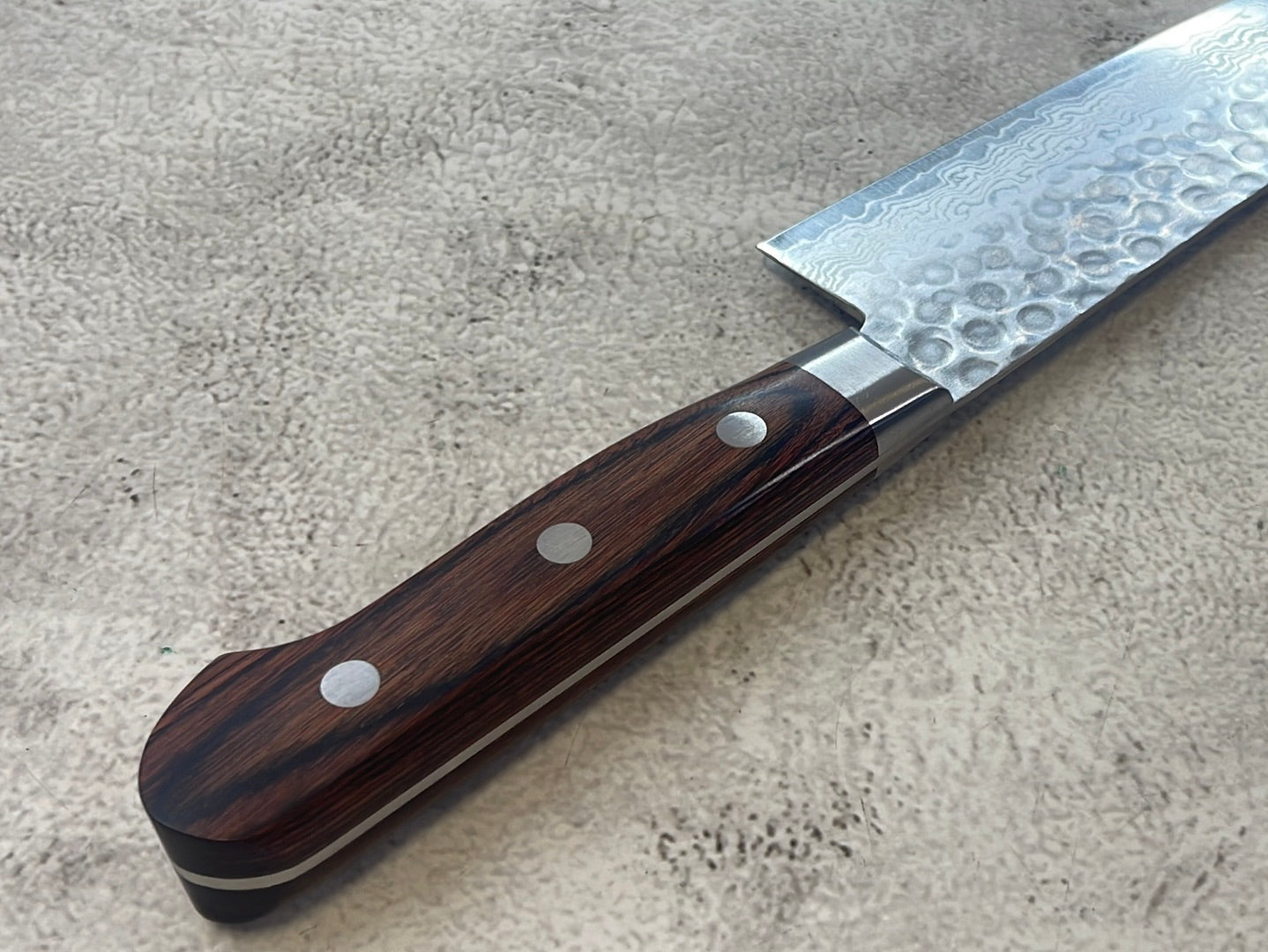 Tsunehisa VG10 Brown Pakka Gyuto Knife 210mm - Made in Japan 🇯🇵