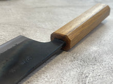 Load image into Gallery viewer, Tsukasa Shiro Kuro 150mm Nakiri - Shirogami Steel - Oak Octagnon Handle