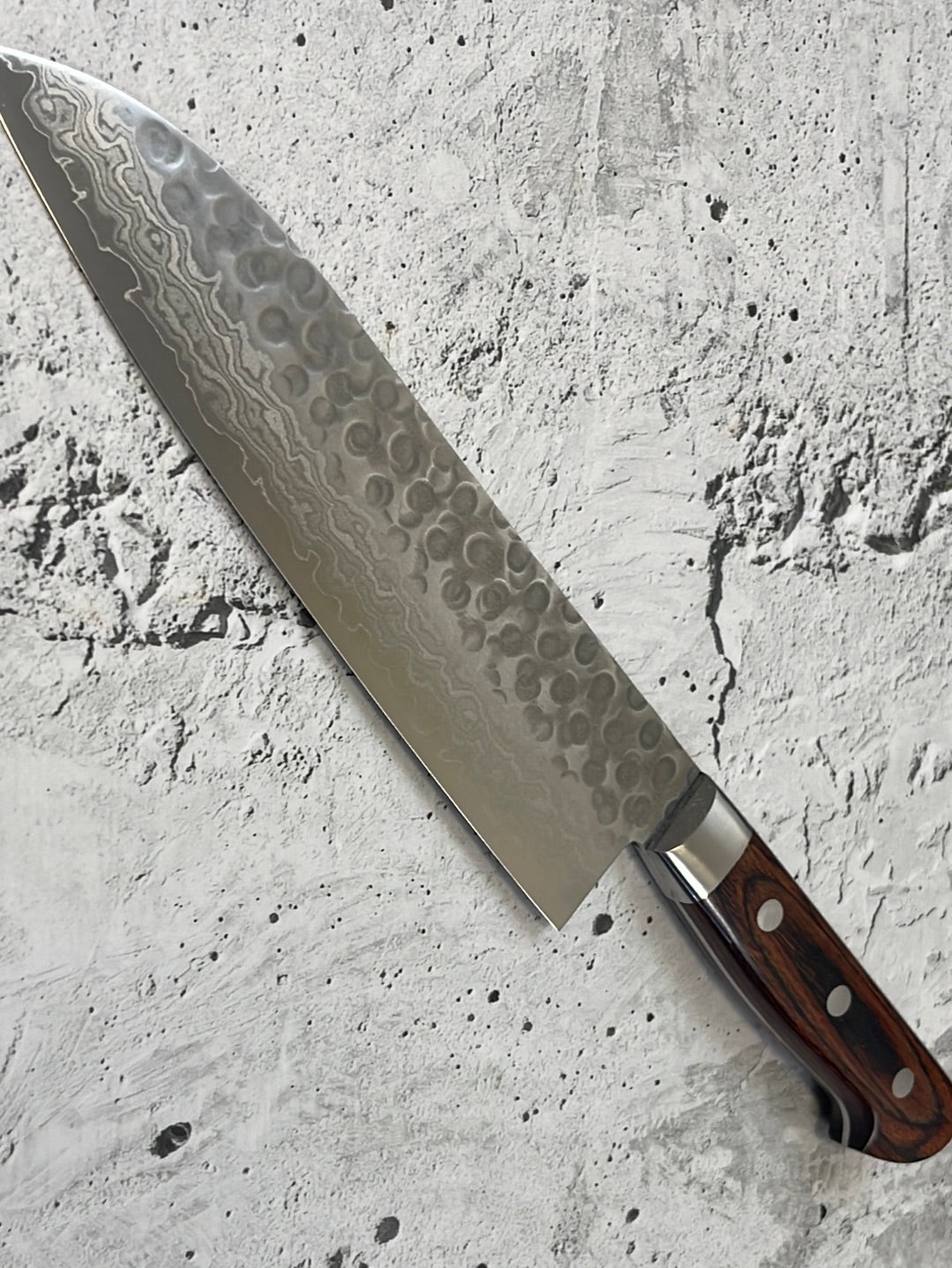 Tsunehisa VG10 Santoku 180mm Brown Pakka Handle Made in Japan 🇯🇵